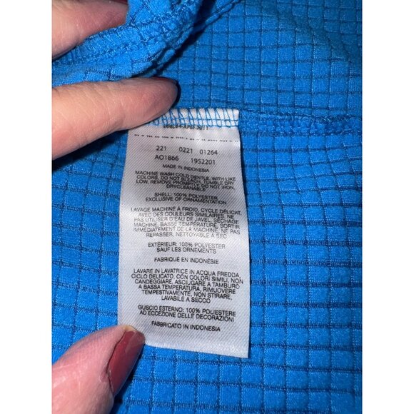 Columbia Men's Heather Indigo Park View 1/2 Zip Fleece Pullover S Outdoor Hiking - Picture 7 of 12